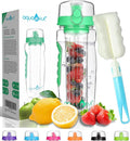 AquaFrut 32 OZ Fruit Infuser Water Bottle, BPA-Free Tritan Infusion Bottle