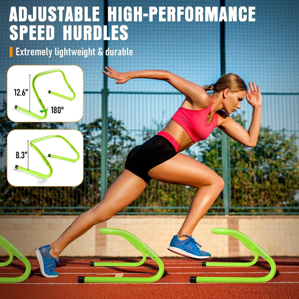 Agility Ladder, Agility Speed Training Equipment Set, 20ft Speed Ladder