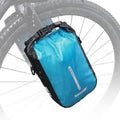 Rhinowalk Bike front fork Waterproof Bag Bike Pannier Bag Saddle Bag Fork Bag Rack Bicycle Bag Shoulder Bag for E-Scooter Mountain Bike Accessories [Blue 4L]
