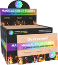 Dextreme Fire Color Changing Packets - Fire Color Packets, Color Changer for Campfires, Fire Pits, and Fireplaces, Longer Lasting Burn Time, Safe and Non-Toxic (25 Pack)