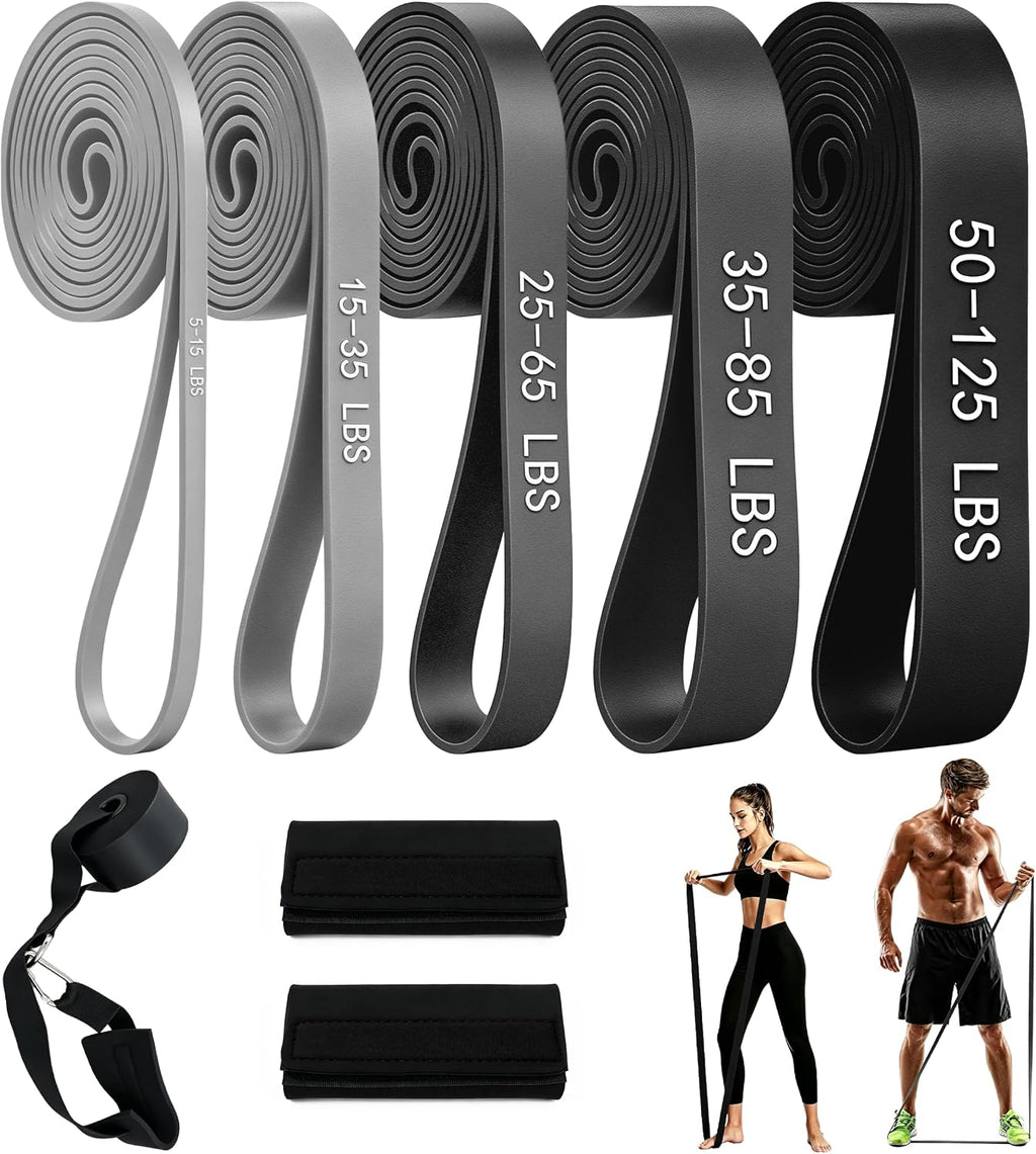 5-Level Resistance Bands for Working Out, Pull Up Assistance Bands
