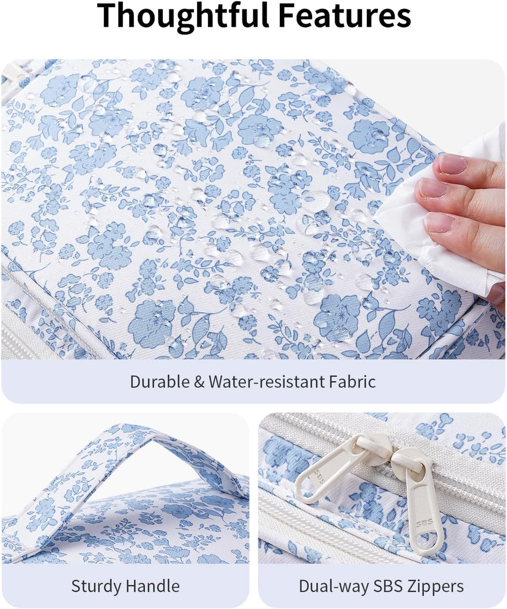 Narwey Hanging Travel Toiletry Bag for Women, Large Makeup Cosmetic Bag