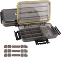 RUNCL Fishing Tackle Box, Waterproof Tray for Jigs Lures, Thicker Floating Tackle Utility Box with Adjustable Dividers, 3600/3700/Large 3700 Size