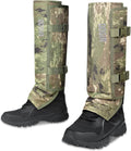 QOGIR Snake Gaiters for Hunting: Durable Snake Guards, Snake Gaiter Leggings for Men & Women, Snake Bite Protection for Lower Legs, Snake Proof Gaiters with Adjustable Size