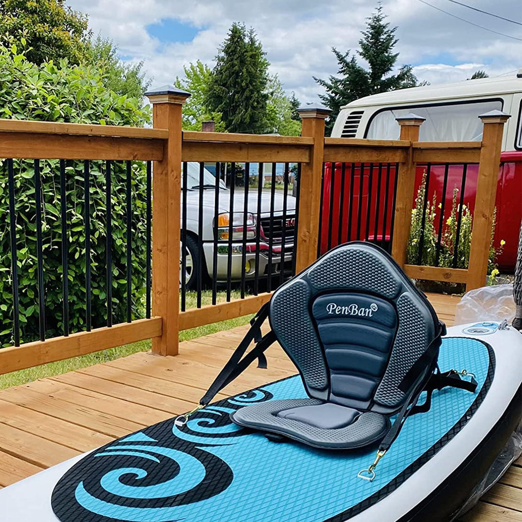 Universal Deluxe Kayak Seat Cushion with Storage Bag for Kayak
