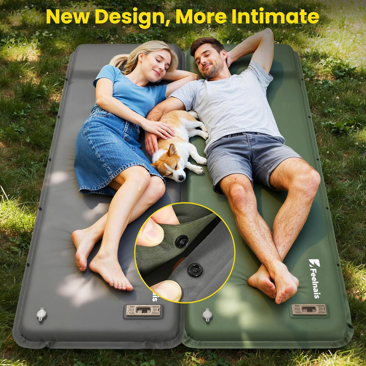 Self Inflating Sleeping Pad with Electric Pump