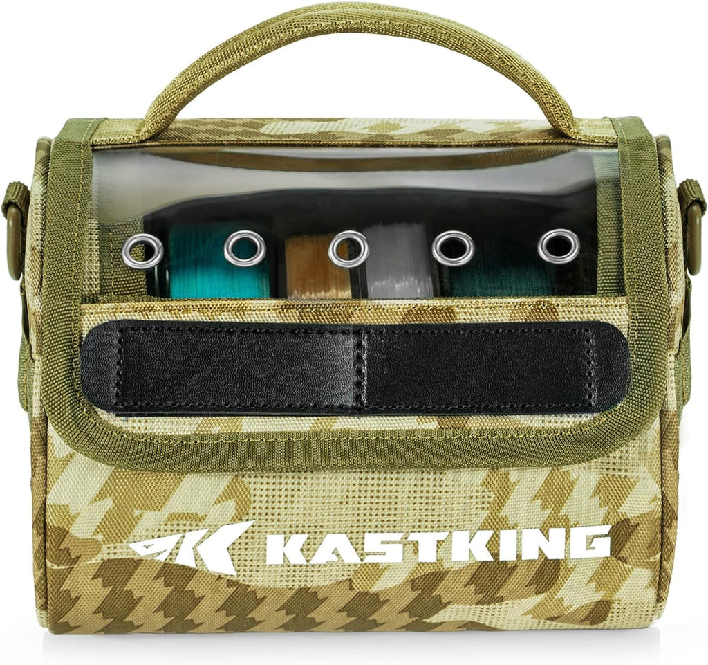 KastKing BaitSpace Line Bag Water Resistant Tackle Bag, Organize Spools