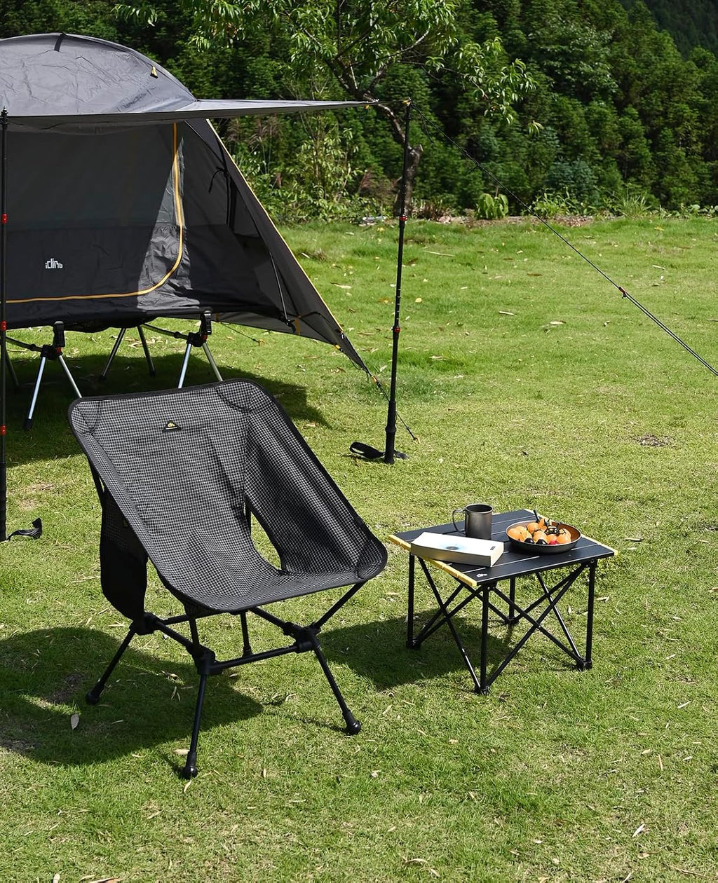 iClimb Ultralight Compact Camping Folding Table (Reinforced Nature - S)