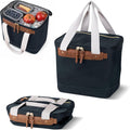 CleverMade Malibu Luxe Collapsible Cooler, 18 Can (25 lbs) - Leeward Navy
