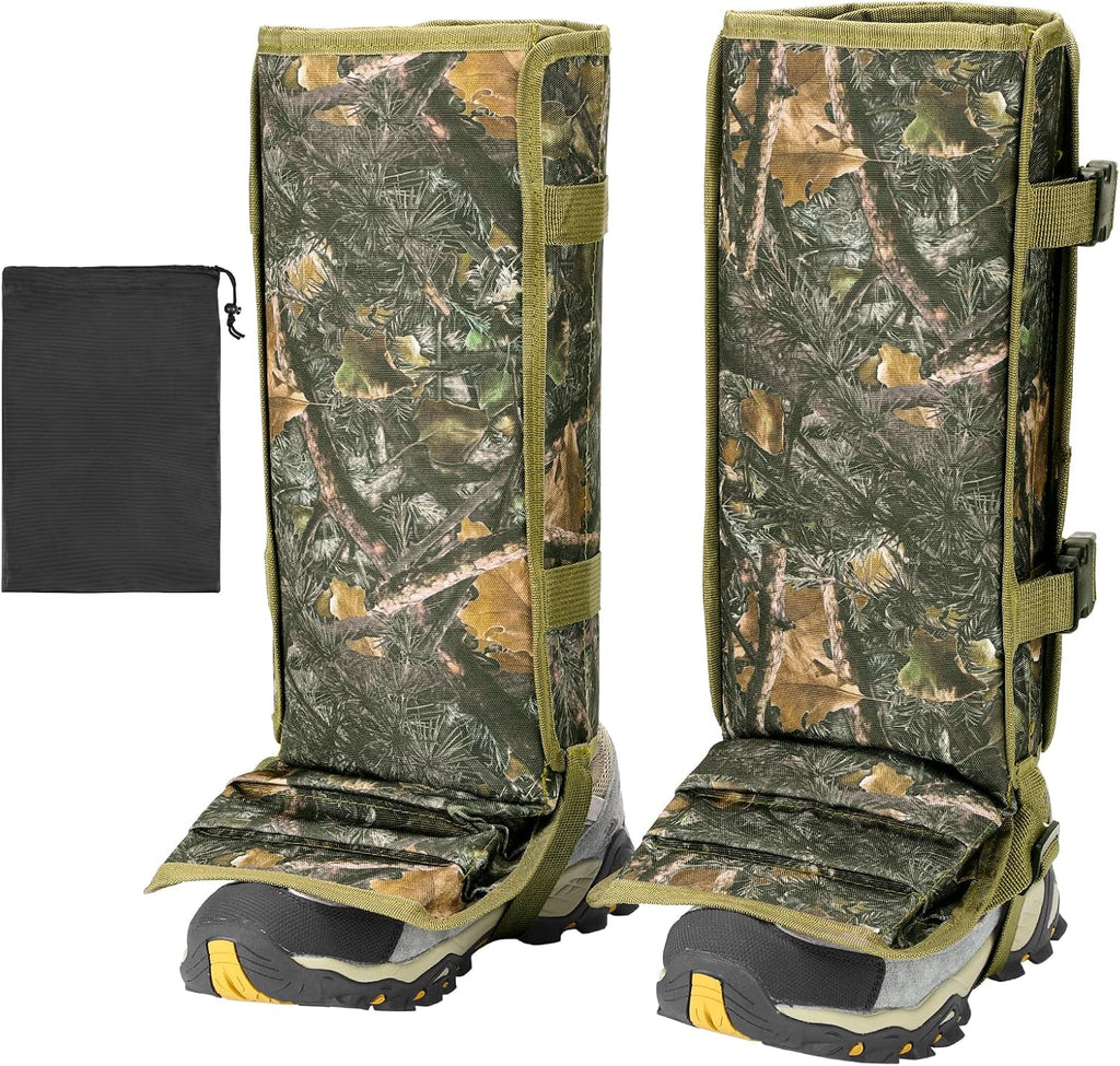 Snake Gaiters for Men & Women, Shoe Gaiters for Hunting, Hiking, Fishing, Farm Working, Snake Gators for Men & Women