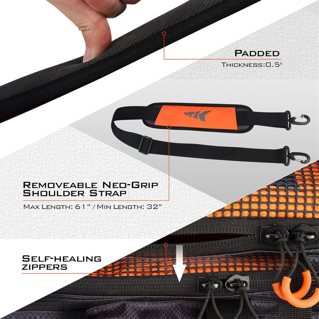 KastKing Bait Boss Tackle Bag, Saltwater Resistant Fishing Bag