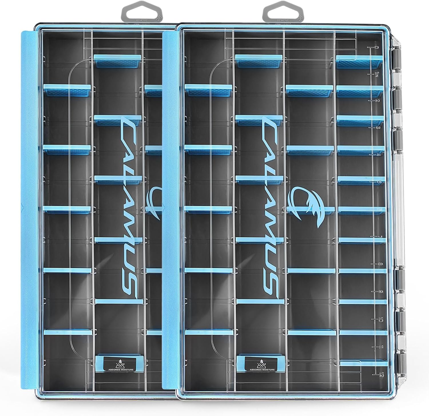 Calamus DryVault Waterproof Fishing Tackle Box, 3700 2 Pack