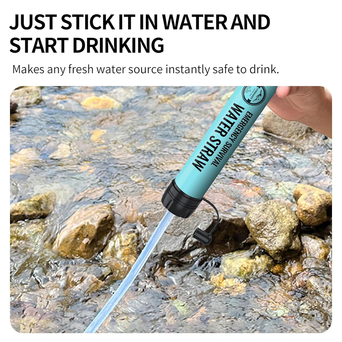 Ultralight Portable Water Filter Straw
