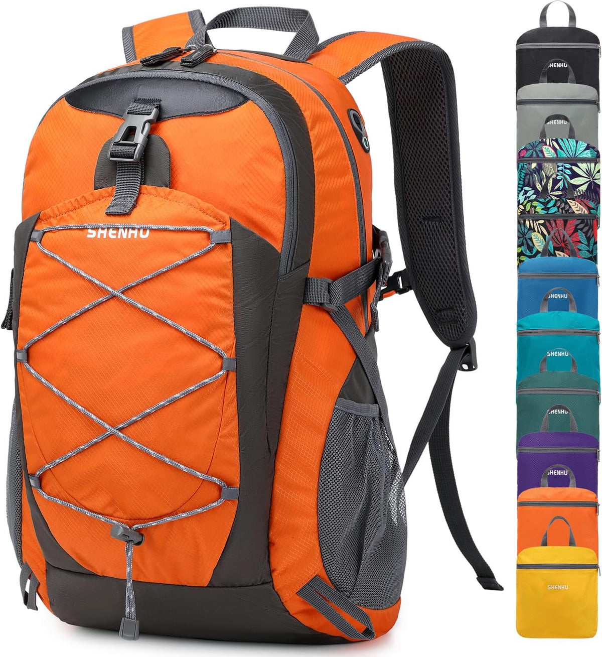 40L Hiking Backpack Lightweight Daypack Waterproof Travel Camping Backpack for Men Women Sport Packable