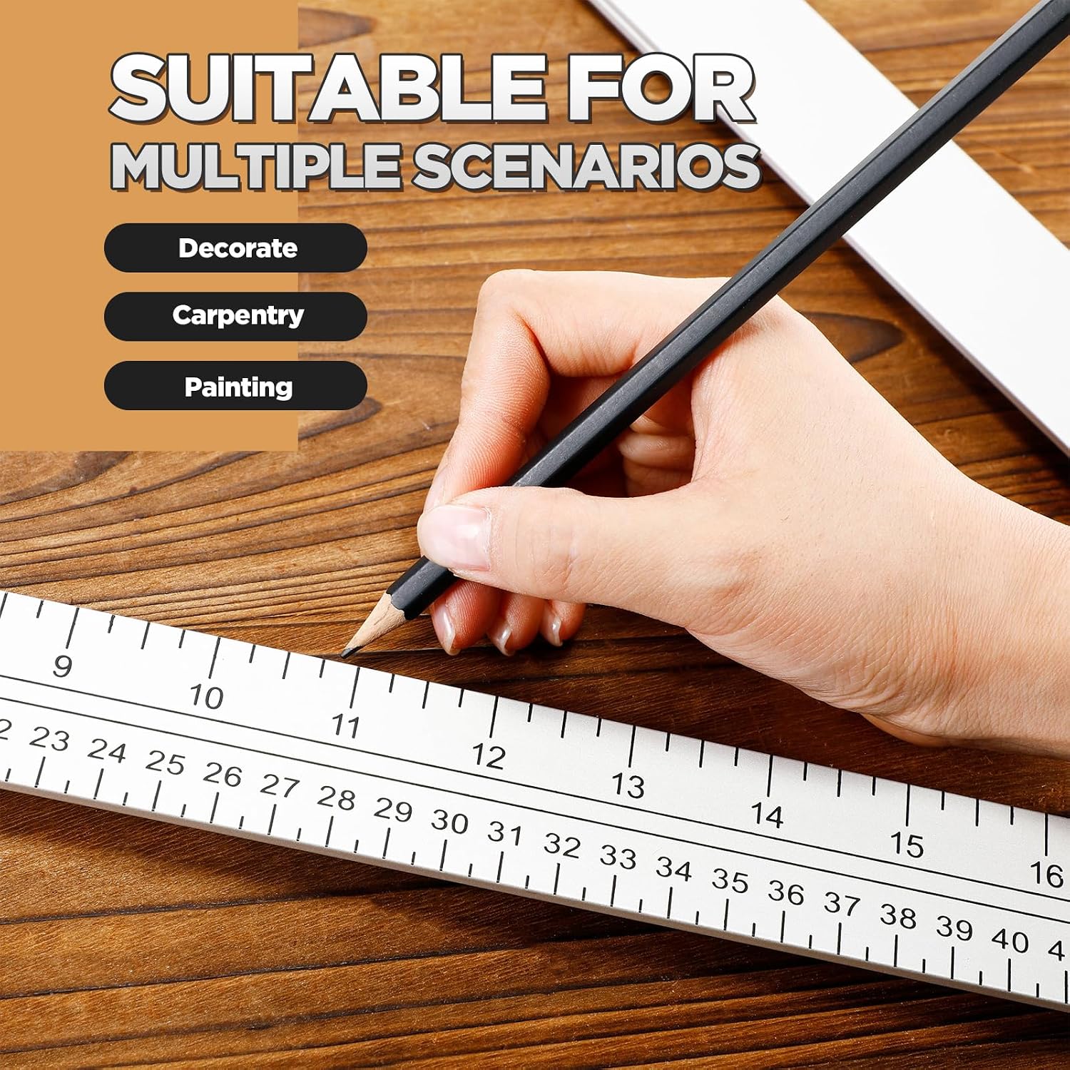 Relaxweex 24 Inch Folding Triangle Ruler Aluminum Framing Square