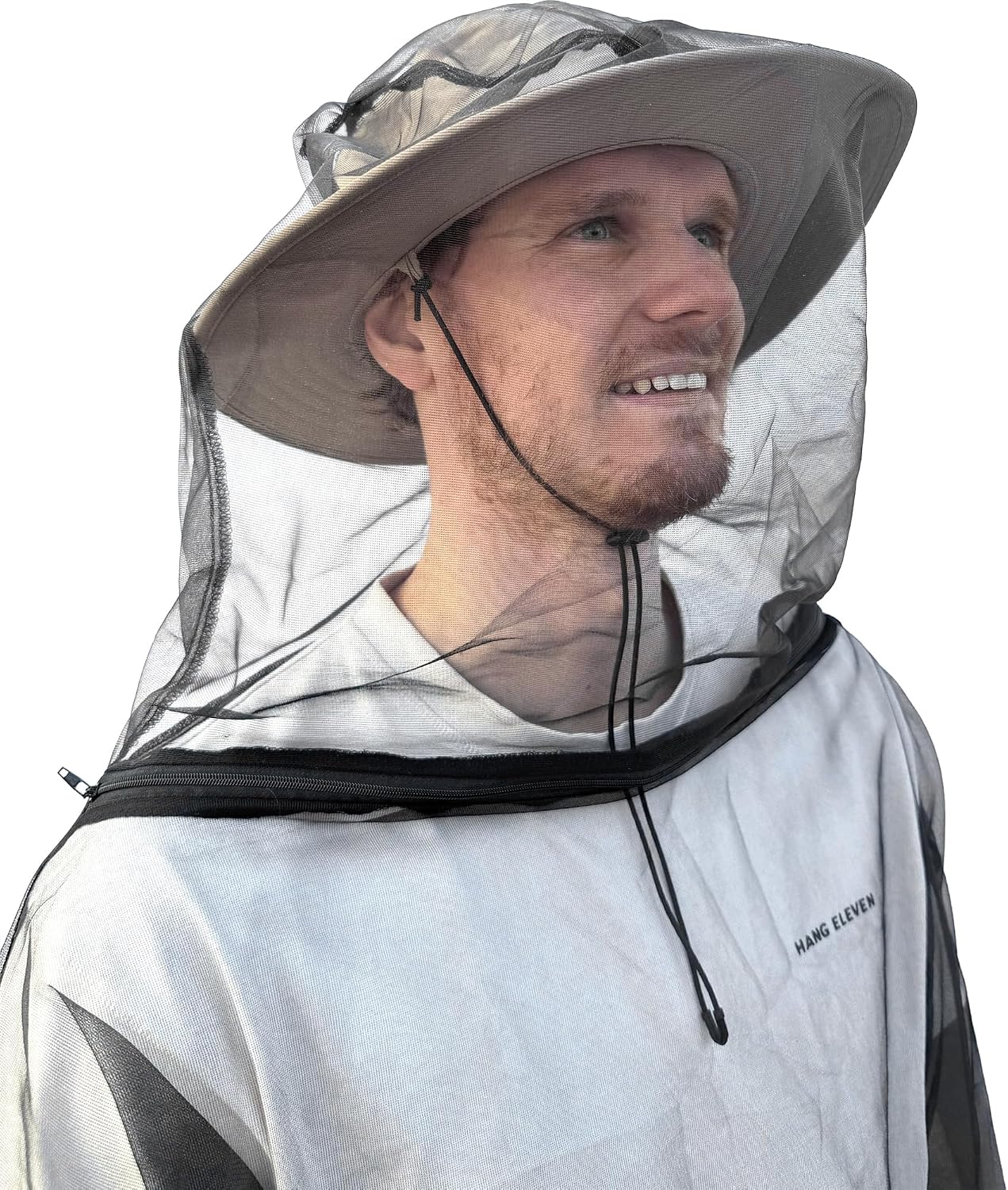 Universal Backpackers Mosquito Net Jacket for Mosquitoes & Bug Protection - Outdoor Insect Netting Resistent Clothes