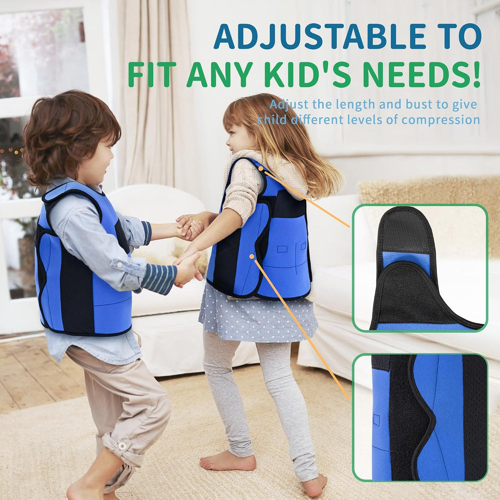 OUTREE Compression Weighted Vest for Kids with Sensory Needs Ages 5-7