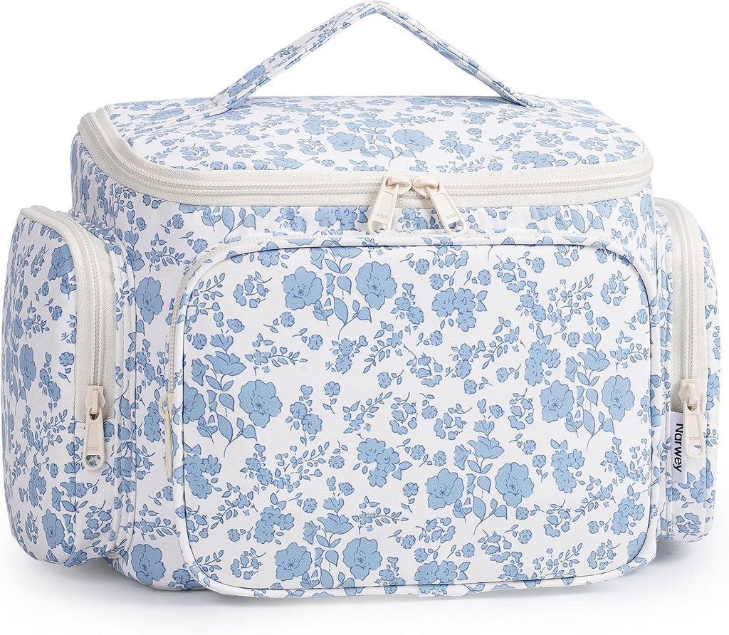 Narwey Hanging Travel Toiletry Bag for Women, Large Makeup Cosmetic Bag