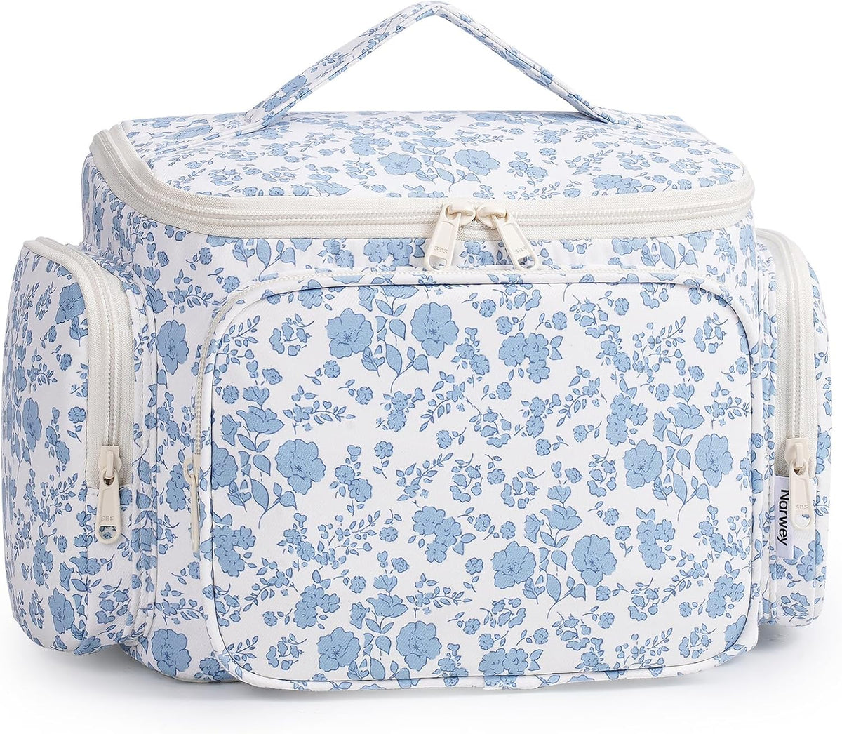 Narwey Hanging Travel Toiletry Bag for Women, Large Makeup Cosmetic Bag