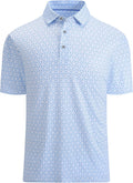 Esabel.C Golf Shirts for Men Moisture Wicking Dry Fit Short Sleeve Polo