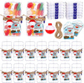 Wonderjune 24 Fishing Party Favors Tackle Boxes with Thank You Cards