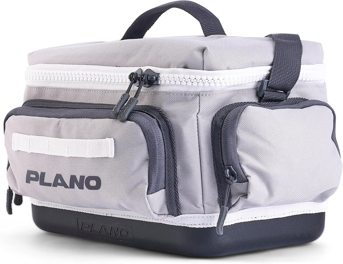 Plano Weekend 3500 Tackle Bag, Cutting-Edge Fishing Tackle Bag, Molded Waterproof Base, Spacious Storage, Die Cut Tool Sleeves, Daisy Chain Attachment Points