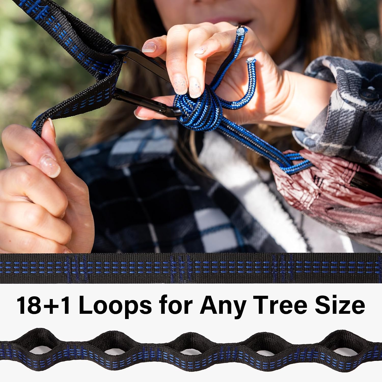 Kootek Camping Hammock 400lbs Capacity Outdoor Camping Essentials, Single