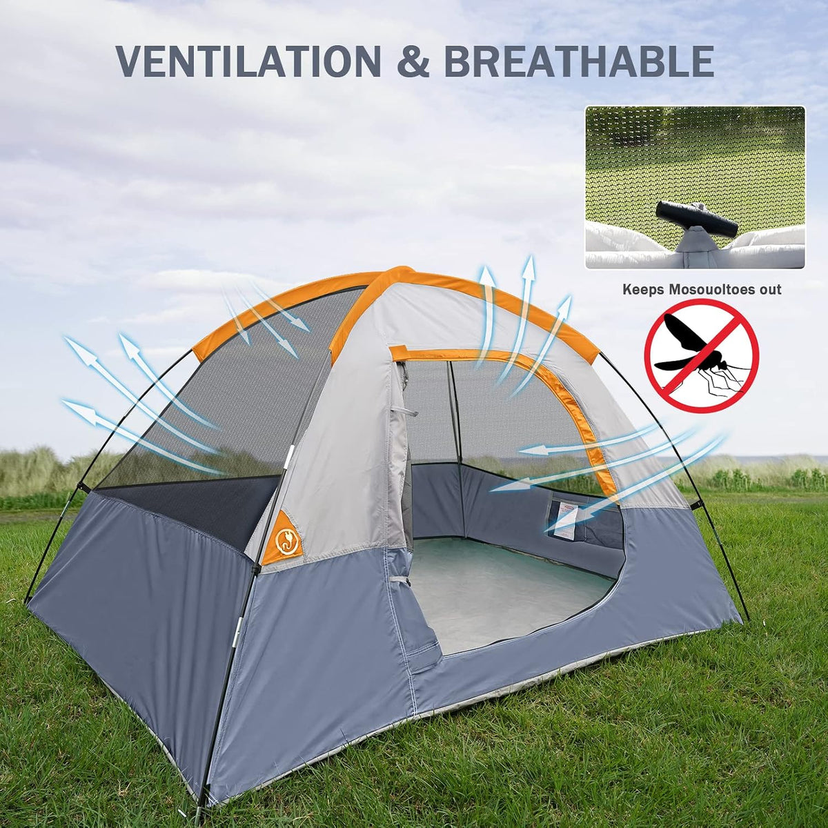 Camping Tent 2-4 Person Dome Tents
