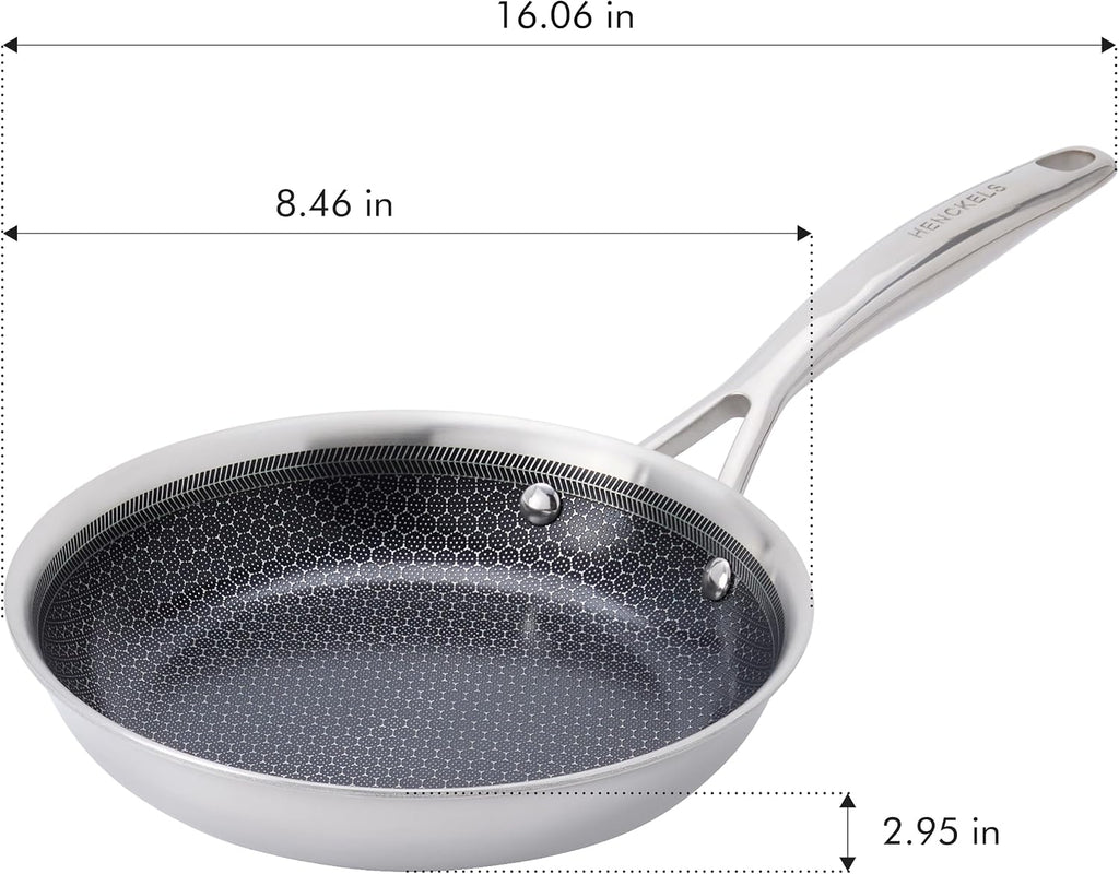 HENCKELS Paradigm 8-Inch Ceramic Fry Pan, Oven Safe Up To 500°F