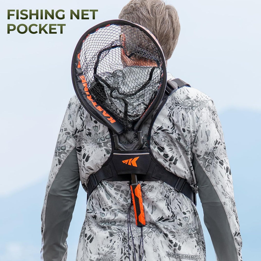 KastKing BaitBoss Water-Resistant Fishing Chest Pack; Fishing Bag for Men