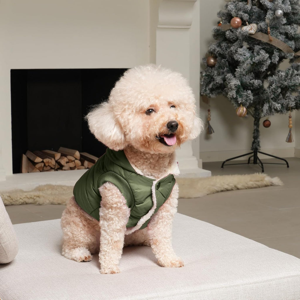 Vecomfy Warm Dog Coats with Hoodie,Winter Dog Jackets for Large Dogs