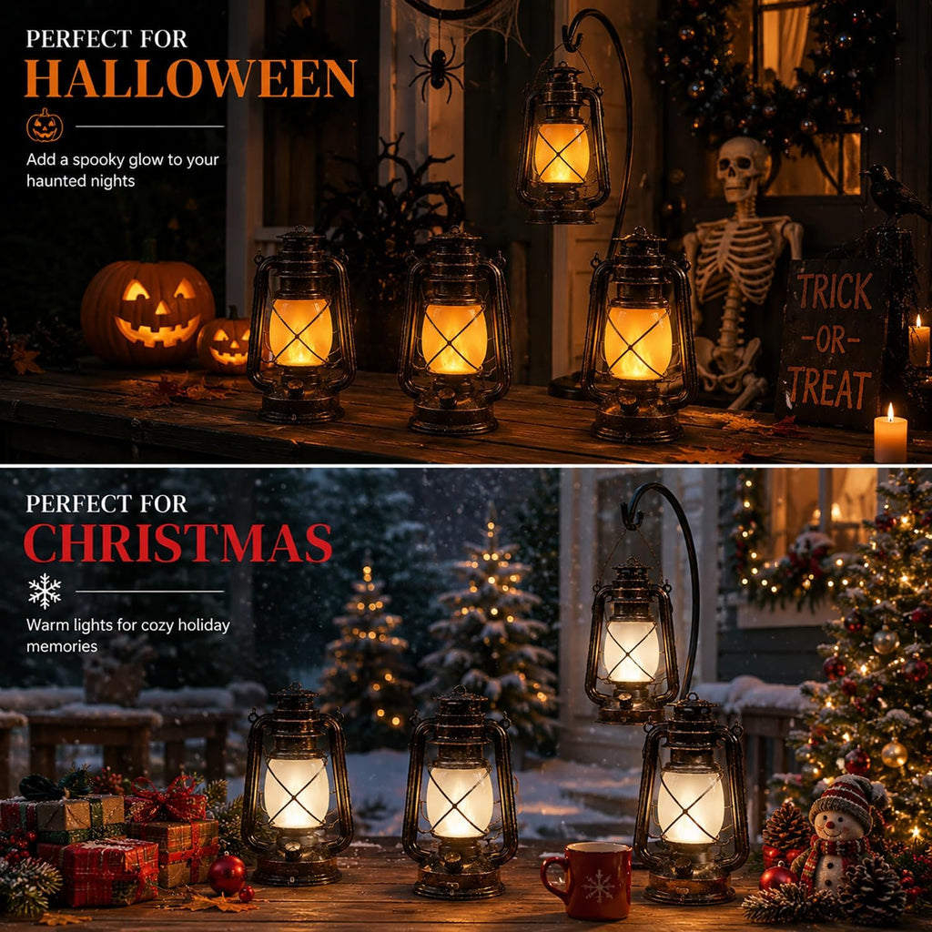 Marlrin USB Rechargeable Lanterns 2 Pack with Remote Control 4 Modes Lights