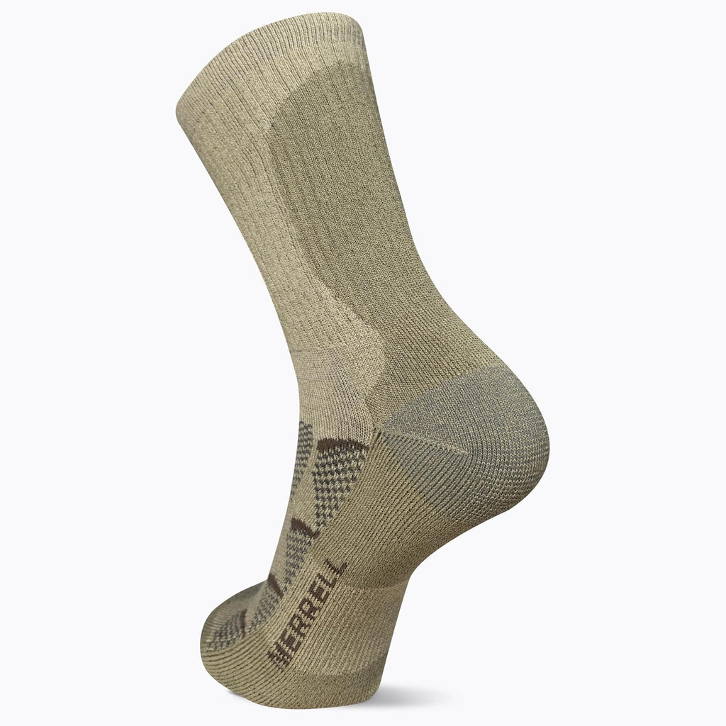 Merrell Men's and Women's MOAB Hiking Midweight Cushion Socks - Unisex Coolmax Moisture Management and Arch Support