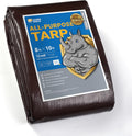 GUARD SHIELD Tarps Heavy Duty Waterproof Brown/Green Plus+ 8x10 FT 12 mil