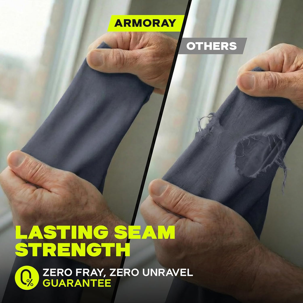 ARMORAY Arm Sleeves for Men and Women - UV Sun Protection Cooling Compression - Tattoo Cover Up Sleeve for Daily Wear & Work