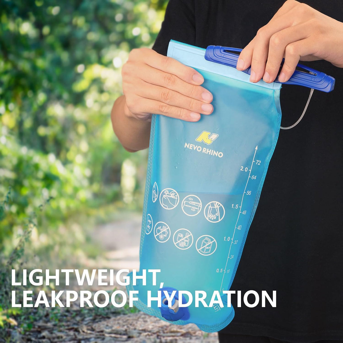 N NEVO RHINO Hydration Bladder 1.5L - 2L- 3L Leak Proof Water Reservoir