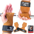 Weight Lifting Wrist Strap, Double-Layer Leather for Deadlift Powerlifting