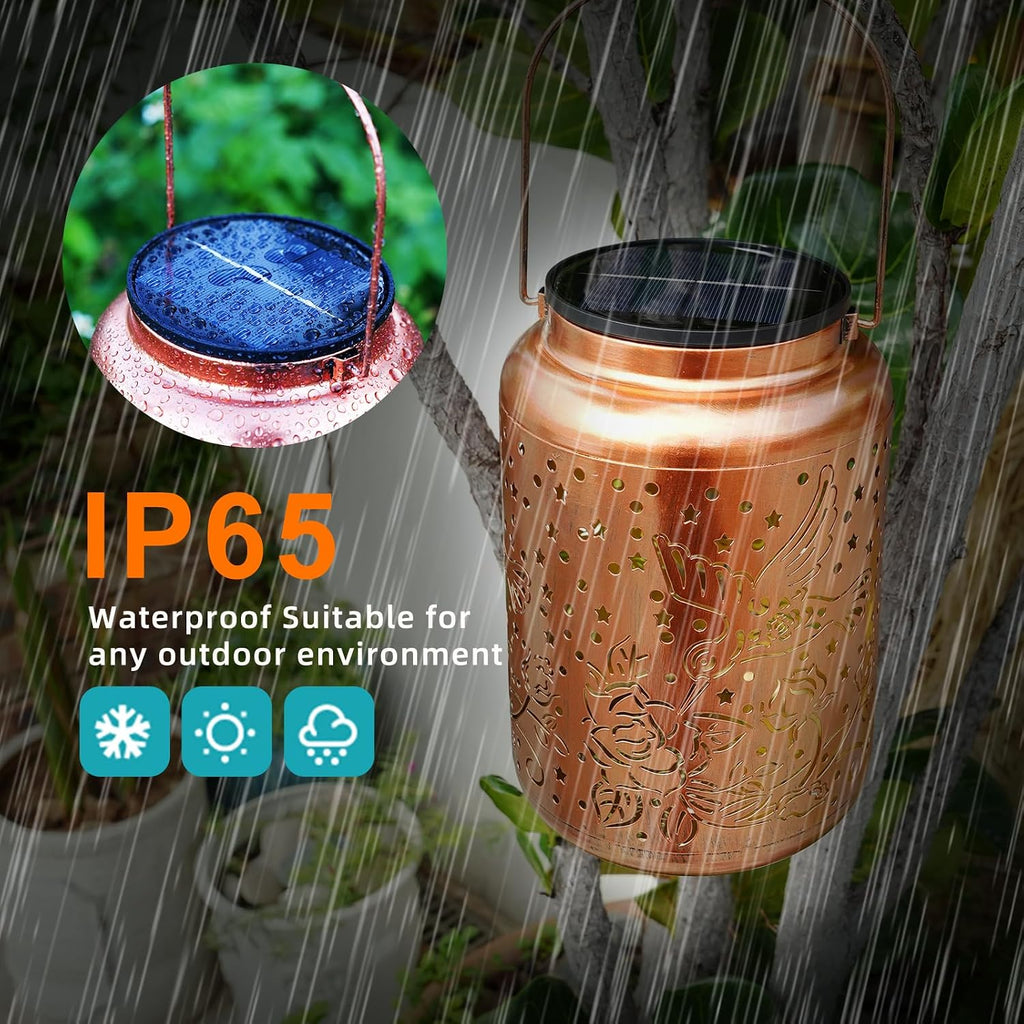 Hummingbird Solar Lanterns Outdoor Waterproof, Birthday Day Gifts for Women