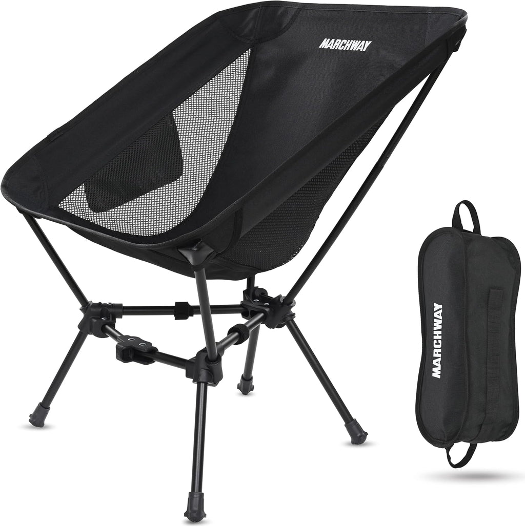 MARCHWAY Lightweight Folding Camping Chair, Portable, Compact and Sturdy