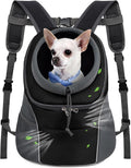 WOYYHO Pet Dog Carrier Backpack, Ventilated Small Dog Front Backpack