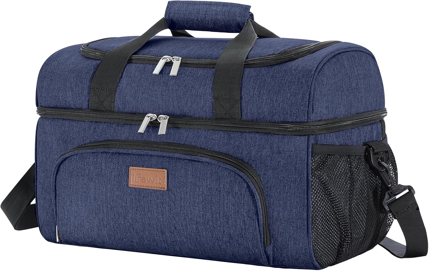 Lifewit Insulated Cooler Bag, Large Leakproof Beach Cooler, Lightweight Portable Double Layer Soft-Sided Travel Ice Chest for Camping, Kayaking, Road Trips, Grocery Shopping | Lifewit Insulated Cooler Bag, 48 Can Large Leakproof Beach Cooler
