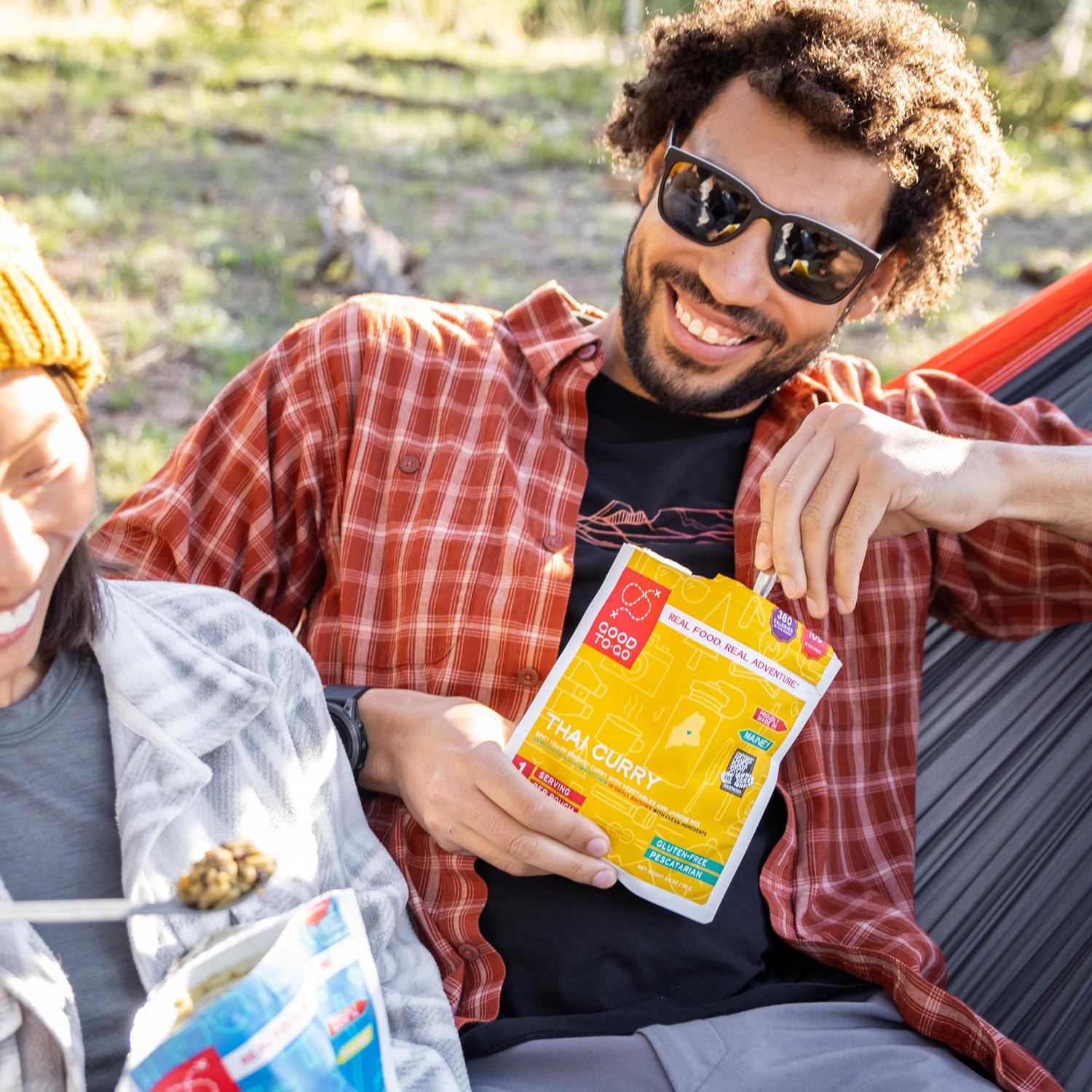 GOOD TO-GO Thai Curry (Single Serving) | Camping & Backpacking Food | Just Add Water Backpacking Meals | Good To-Go Dehydrated Meals Taste Better Than Freeze Dried Food