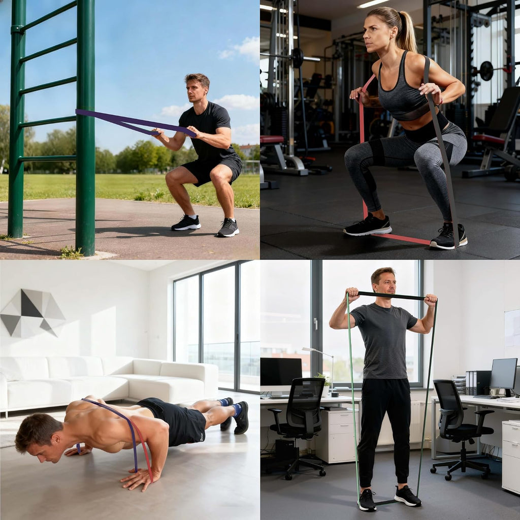 Pull Up Assistance Bands 5 Resistance Bands for Full-BodyTraining(5-125LBS)