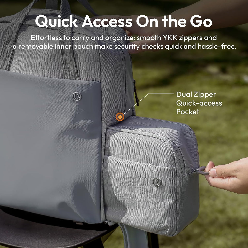 ULANZI F08 Camera Bag Lightweight, Professional Splash-proof Photography Camera Case Travel for Photographers Unisex Drone DSLR Mirrorless Camera Lens Tripod Holder 16'' Laptop-18L