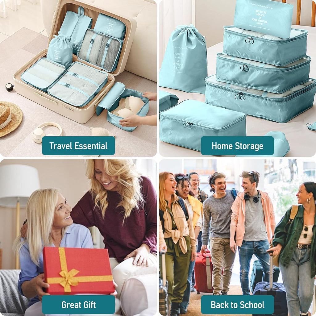 Packing Cubes for Travel 10 Set Luggage Organizer Bags