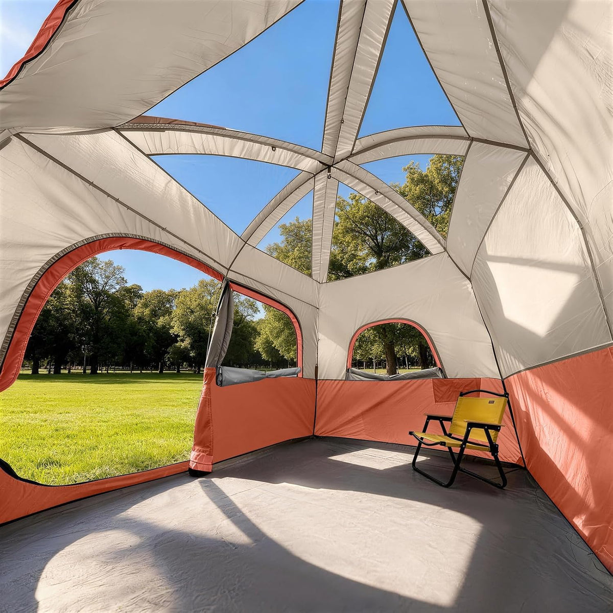 CAMPROS CP Upgraded 6/8 Person Camping Tents, Waterproof Family Tent