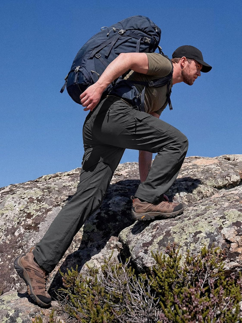 Moosehill Men's Hiking Pants: Lightweight & Stretch