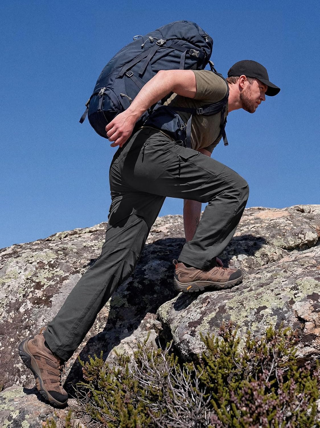 Moosehill Men's Hiking Pants: Lightweight & Stretch
