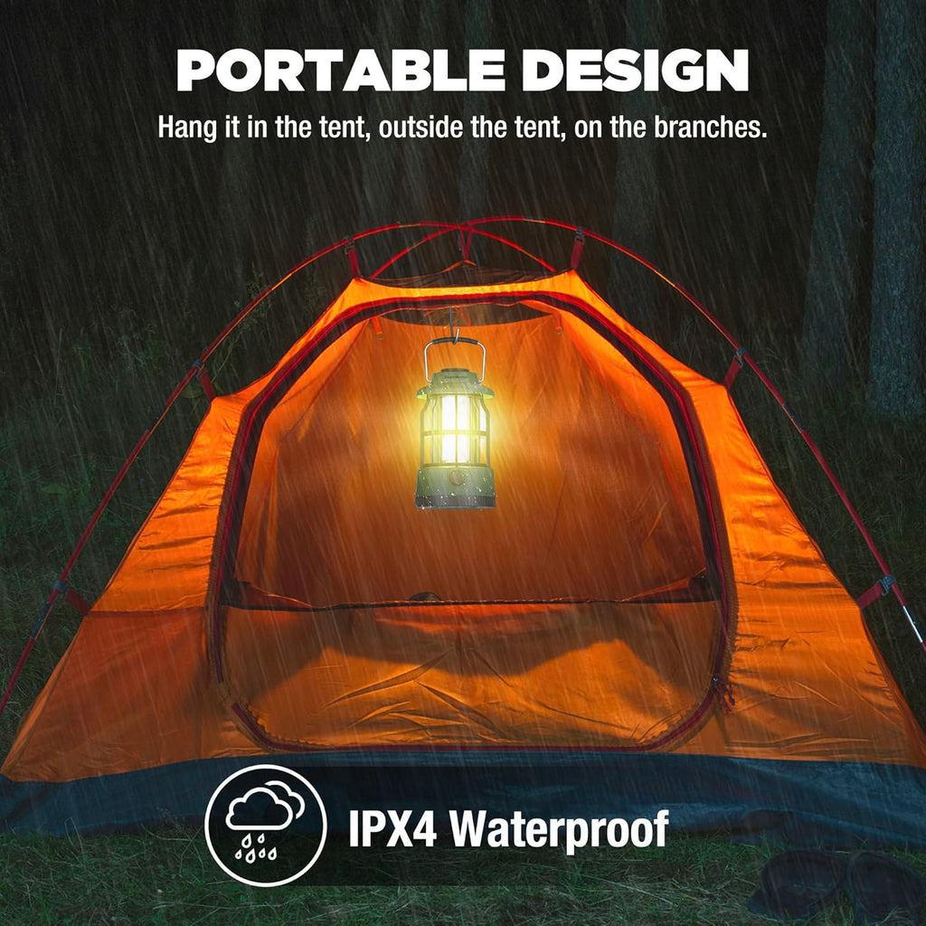 EverBrite Rechargeable LED Camping Lantern with Stepless Dimming