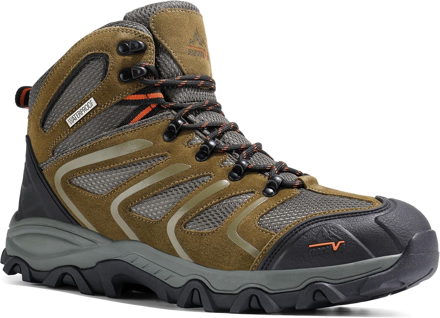 NORTIV 8 Men's Ankle High Waterproof Hiking Boots